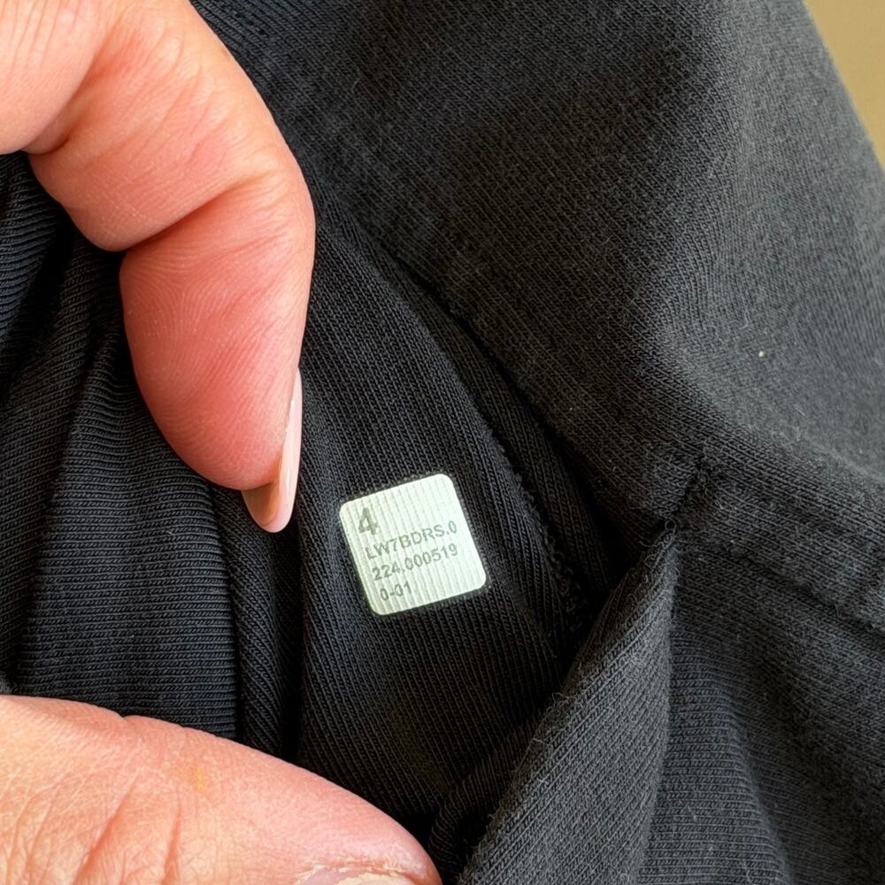 Lululemon Inner Glow Terry 3" High Rise Activewear Short Black 4 - Picture 8 of 8